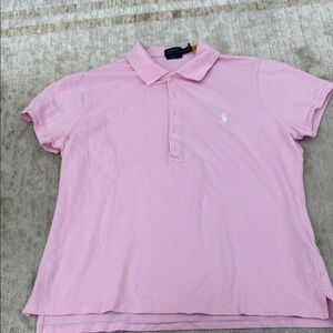 Polo by Ralph Lauren Light Pink Short Sleeve Button-Down Polo